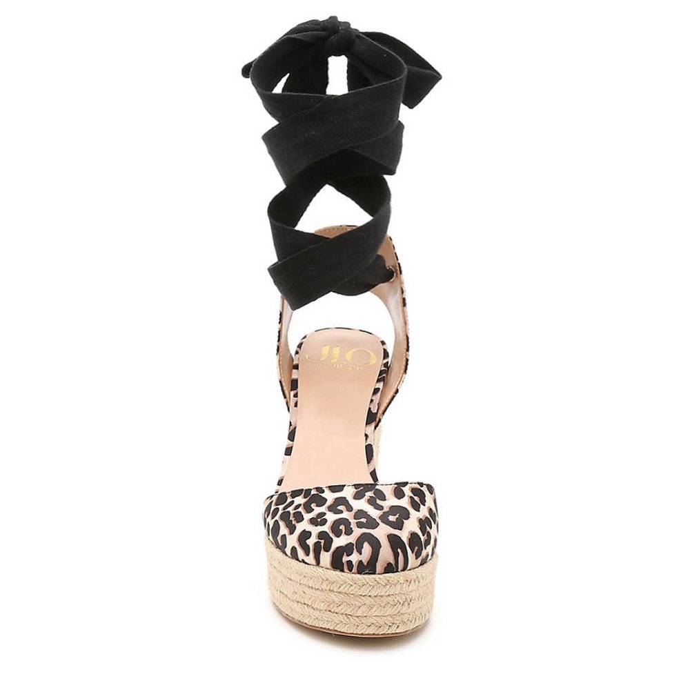 NIB! JLO by Jennifer Lopez Meenk Espadrille Wedge Sandals